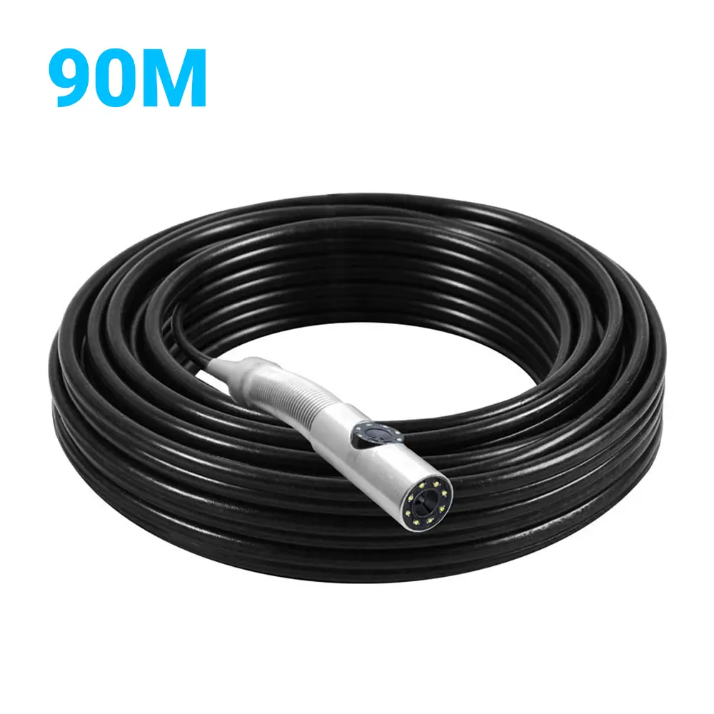 دوربین آندوسکوپی صنعتی شلنگی و بازرسی چاه و لوله ۲ لنز 90 متری